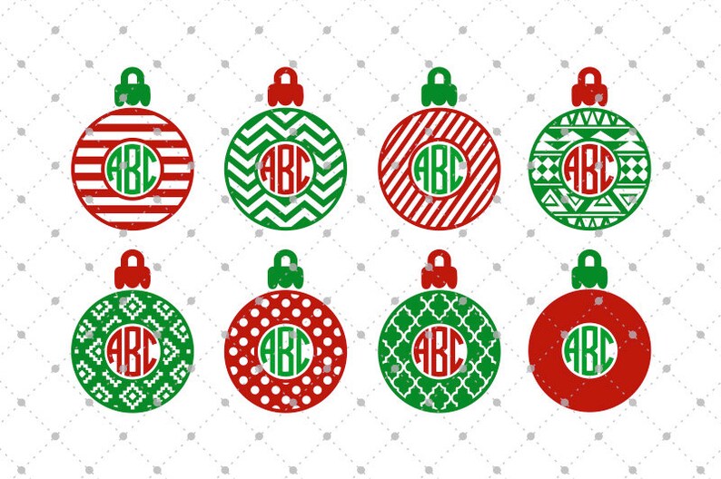 Download Christmas SVG Cut files Christmas Ornaments SVG Christmas ...