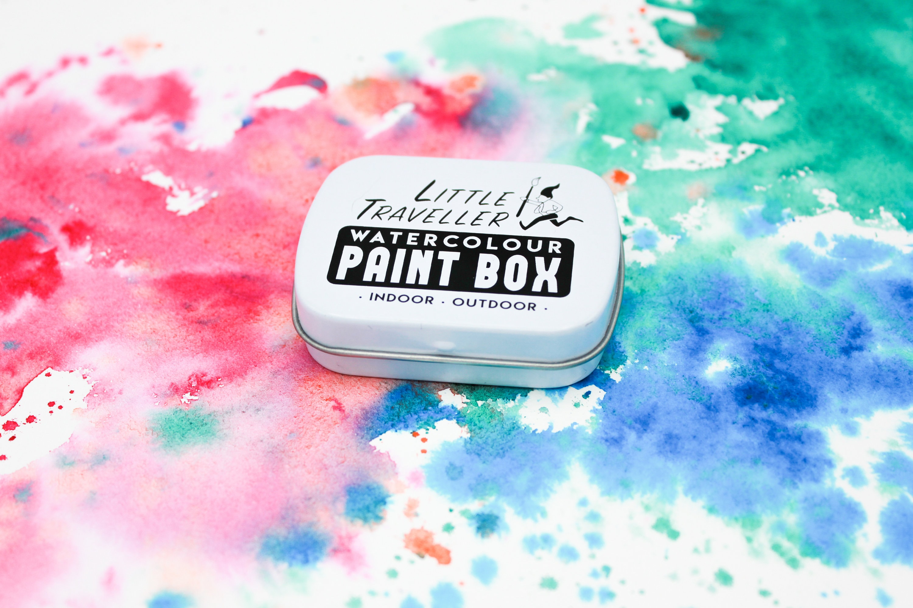 Watercolor Travel Tin, Build your own Watercolour Palette