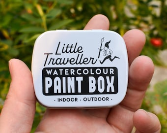 Watercolor Travel Tin, Build your own Watercolour Palette