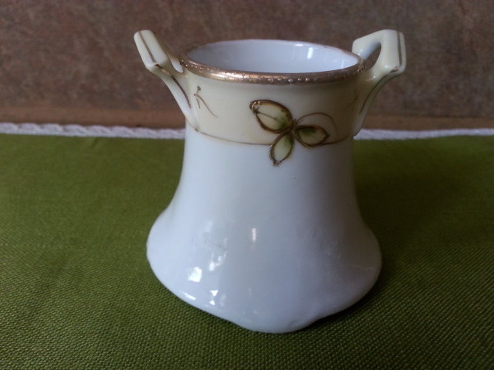 Antique Nippon crown Mark Hand Painted Raised Gold Overlay Etsy