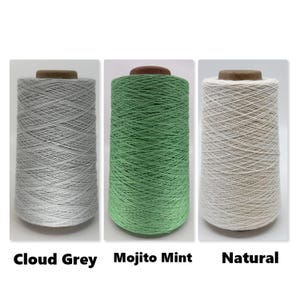 Lofty Cotton 8/2 - 1lb Cones High Quality Ringspun, Combed Cotton - US Grown, Spun and Dyed image 6
