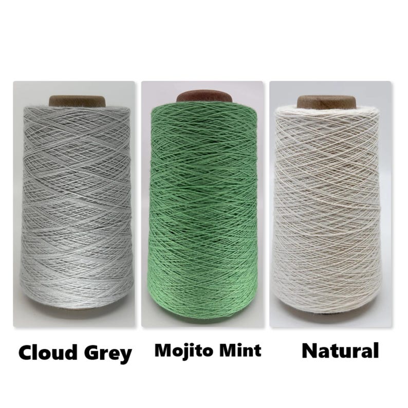 Lofty Cotton 8/2 - 1lb Cones High Quality Ringspun, Combed Cotton - US Grown, Spun and Dyed image 6