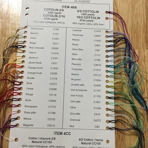 Color Cards - Yarns by Maurice Brassard