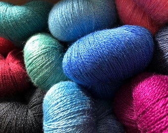 Jaggerspun Zephyr Wool-Silk Skeins Laceweight 50-gram skeins  Flat Rate Shipping - Any Quantity