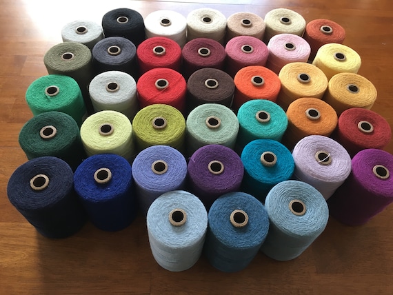 20/2 Organic Cotton Weaving Yarn - Natural - 1 Pound Cone