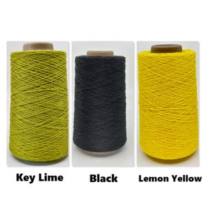 Lofty Cotton 8/2 - 1lb Cones High Quality Ringspun, Combed Cotton - US Grown, Spun and Dyed image 4