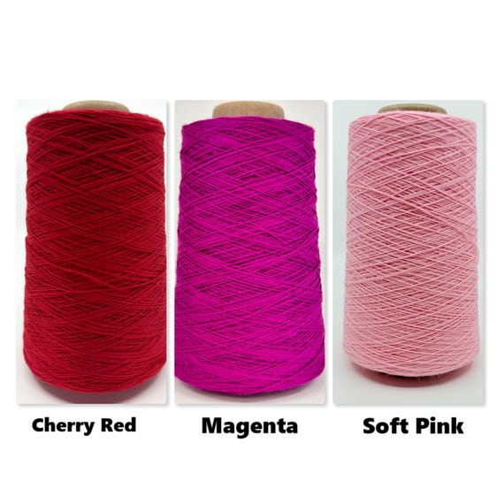 Lofty Cotton 8/2 - 1lb Cones High Quality Ringspun, Combed Cotton - US Grown, Spun and Dyed