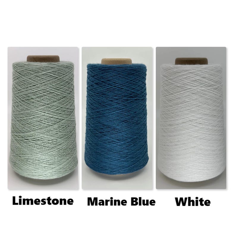 Lofty Cotton 8/2 - 1lb Cones High Quality Ringspun, Combed Cotton - US Grown, Spun and Dyed image 7
