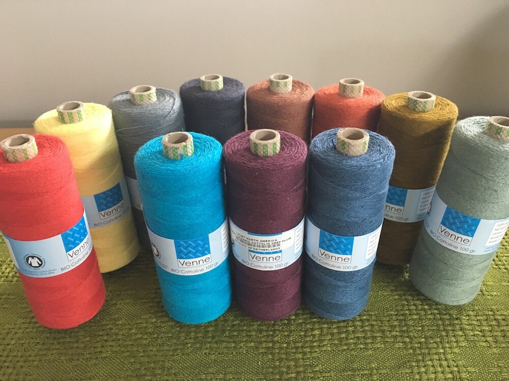 Venne Organic Cottolin Weaving Yarn Etsy
