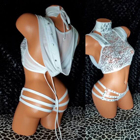 White stripper outfit cheap