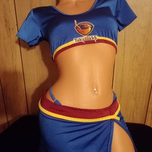 Pro Halloween Costumes, USA Flag, Hockey Pro Uniforms,Pro Sports Teams, professional Cheerleader Designs, Super girl Outfit. Football Cheer