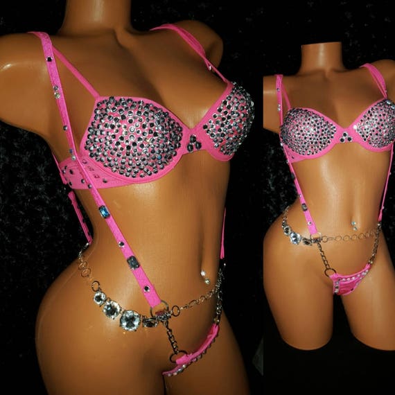 Intimates & Sleepwear, Custom Made Hot Pink Rave Bra