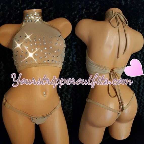 Etsy Stripper Outfit Thong Hand Made Clothes Etsy Exoticwear Custom Etsy Pole Dance Clothes, Etsy Exoticwear