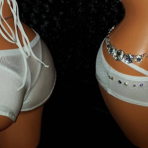 Booty Shorts, Boy Shorts, Tiny Stripper shorts, Exotic dancewear shorts Custom Made any color