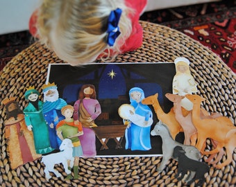 Digital Download Nativity Paper Dolls