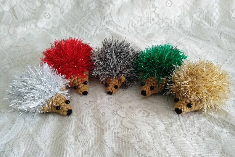 Baby Hedgehog Mini Crochet Stuffed Animal Plushie Cute | Etsy