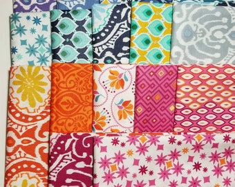 Kate Spain CUZCO -- 17 Fat Quarter Bundle moda cotton quilting fabric oop VHTF