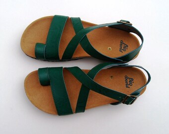 non leather sandals