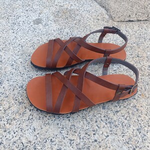 BAREFOOT DELFOS, color Brown, 20% off promotion, Vegan sandass, Barefoots sandals, Barefoot shoes image 3