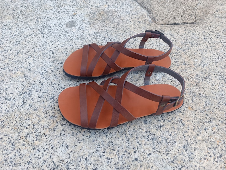 BAREFOOT DELFOS, color Brown, 20% off promotion, Vegan sandass, Barefoots sandals, Barefoot shoes image 8