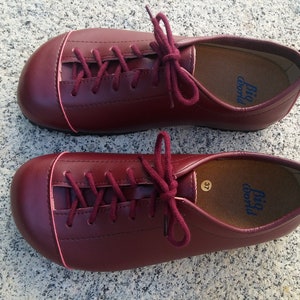 Free shipping Europe, vegan shoes, Winter Shoes, brown shoes,  model TENNIS BURDEAUX vegan