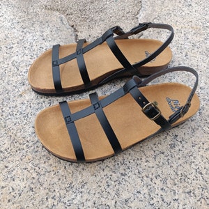 AFRODITA BLACK, 20% off, Vegan sandaks, cruelty-free sandals, eco-friendly, animal-free sandals, fashionable vegan, summer vegan sandals. image 2