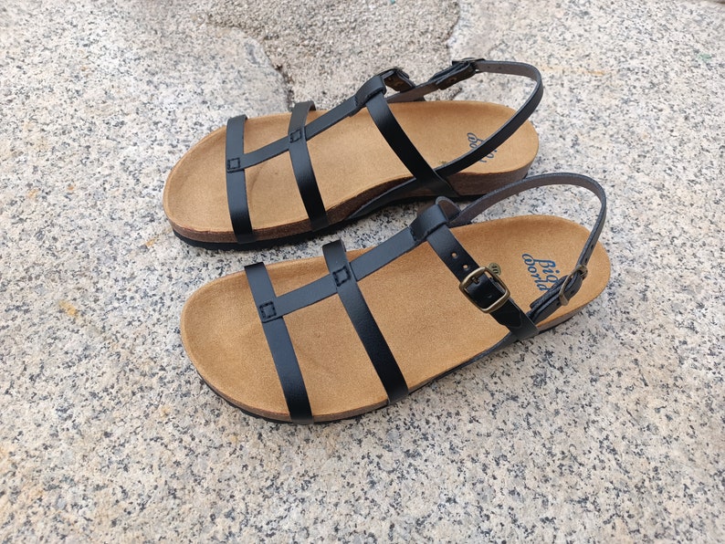 AFRODITA BLACK, 20% off, Vegan sandaks, cruelty-free sandals, eco-friendly, animal-free sandals, fashionable vegan, summer vegan sandals. image 2