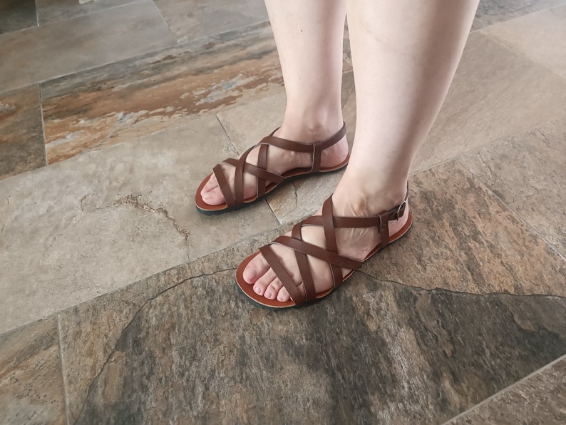 BAREFOOT DELFOS, color Brown, 20% off promotion, Vegan sandass, Barefoots sandals, Barefoot shoes image 4