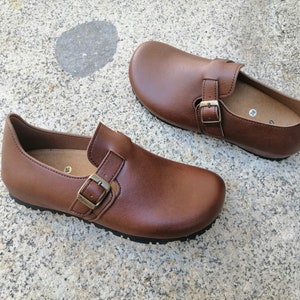 Holidays Sale 20% , free shipping Europe, vegan Shoes, design Shoes, Close Shoes, Flat Shoes, OSLO brown