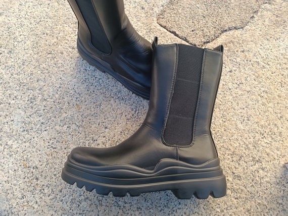 50% KORTING Black Friday Vegan Boots vegan groene laarzen - Etsy België
