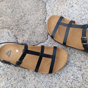 AFRODITA BLACK, 20% off, Vegan sandaks, cruelty-free sandals, eco-friendly, animal-free sandals, fashionable vegan, summer vegan sandals. image 6