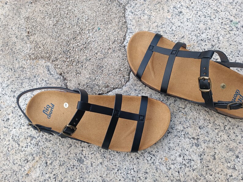 AFRODITA BLACK, 20% off, Vegan sandaks, cruelty-free sandals, eco-friendly, animal-free sandals, fashionable vegan, summer vegan sandals. image 6