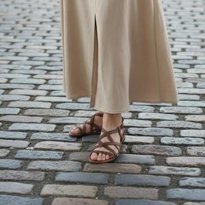 BAREFOOT DELFOS, color Brown, 20% off promotion, Vegan sandass, Barefoots sandals, Barefoot shoes image 4