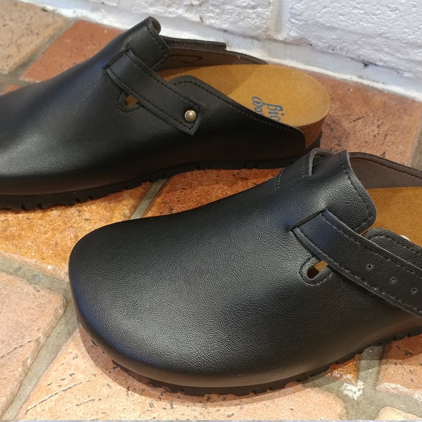 sale 20% offFree shipping Europe, vegan shoes, Clogs, brown shoes,  model SUOMI black vegan