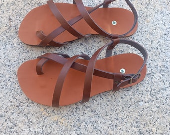 BAREFOOT HECTOR, color Brown, 20% off promotion, Vegan sandass, cruelty-free sandals, eco-friendly, summer vegan sandals