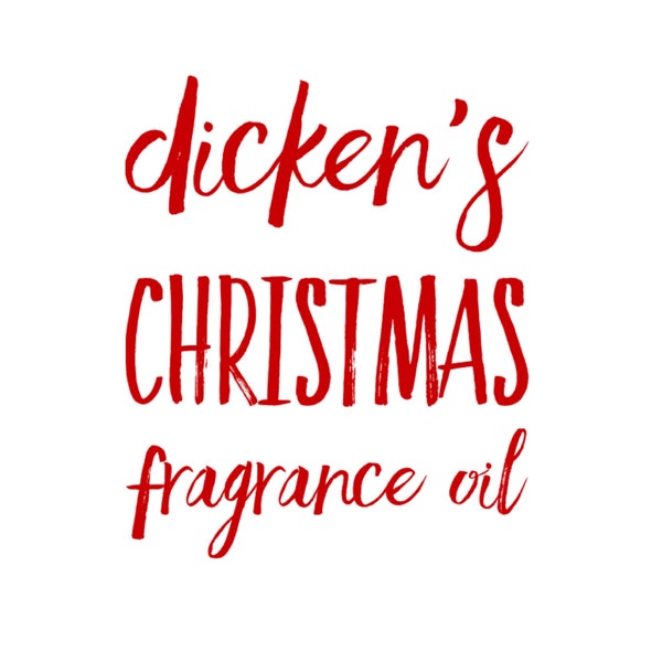 Dicken’s Dickens Christmas Premium Fragrance Oil for Crafting Making Aroma Bead Car Scents Freshies DIY Candles