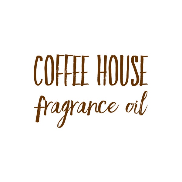 Coffee House premium Fragrance Oil for Crafting Making aroma bead car scents DIY Candles