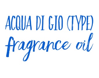 acqua di gio fragrance oil