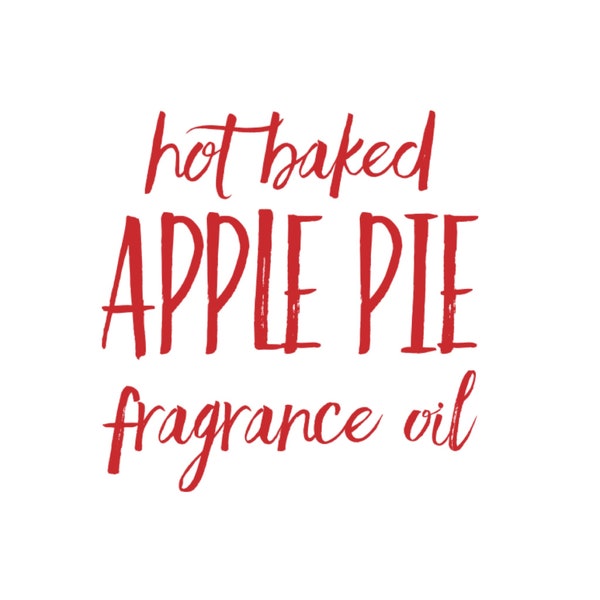 Hot Baked Apple Pie premium Fragrance Oil for Crafting Making aroma bead car scents DIY Candles