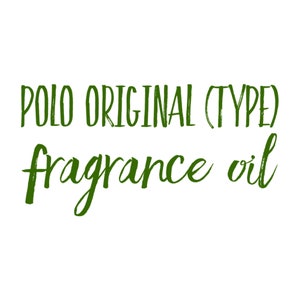 Polo by Ralph Lauren (type) premium Fragrance Oil for Crafting Making aroma bead car scents DIY Candles