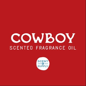 Cowboy Premium Men's Fragrance Oil for Crafting Making Aroma Bead Car Scents Freshies DIY Candles