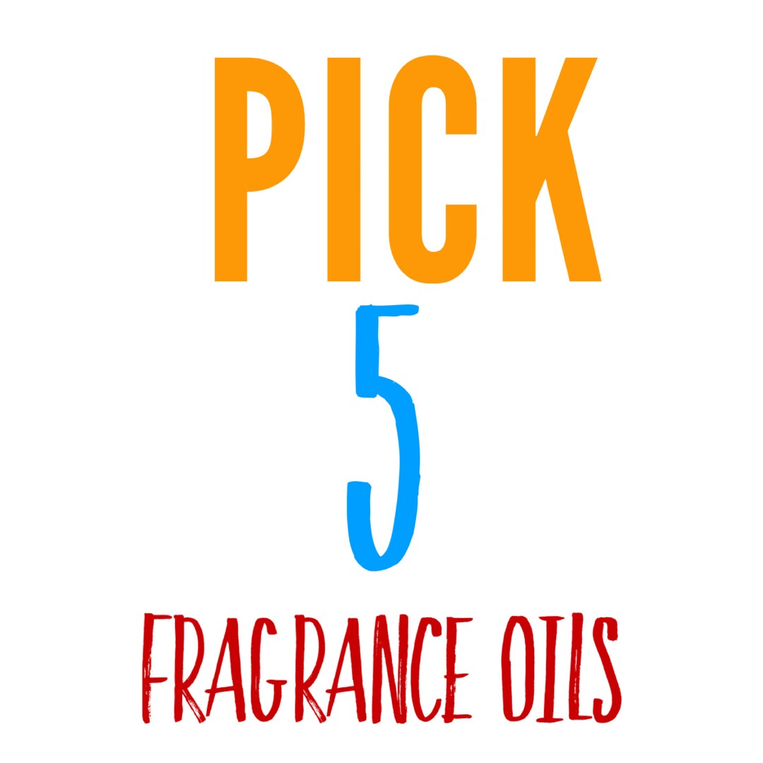 Pick 5 Bundle Premium Fragrance Oil for Crafting Making Aroma Bead Car Scents Freshies DIY