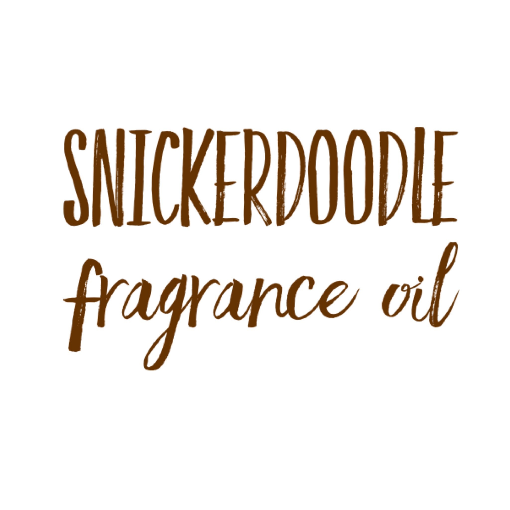 Snickerdoodle premium Fragrance Oil for Crafting Making aroma Etsy