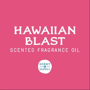 Hawaiian Blast Premium Fragrance Oil for Crafting Making Aroma Bead Car Scents Freshies DIY Candles