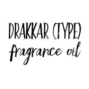 Drakkar Noir Type Premium Fragrance Oil for Crafting Making Aroma Bead Car Scents Freshies DIY Candles