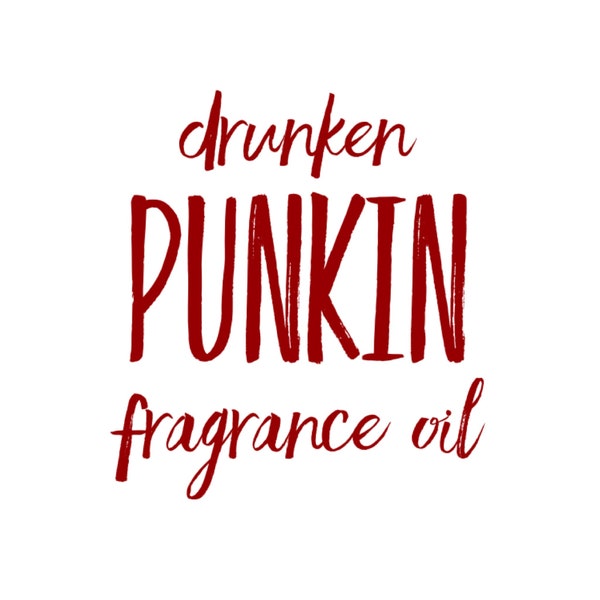 Drunken Punkin Pumpkin Premium Fragrance Oil for Crafting Making Aroma Bead Car Scents Freshies DIY Candles