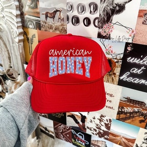 American Honey Otto Trucker Hat Gift for Independence Day