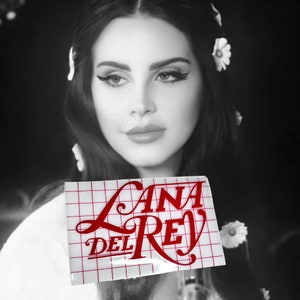 Cherry - Lana Del Rey Sticker - Sticker Graphic - Auto, Wall, Laptop, Cell, Truck Sticker for Windows, Cars, Trucks