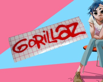Gorillaz permanent vinyl decal