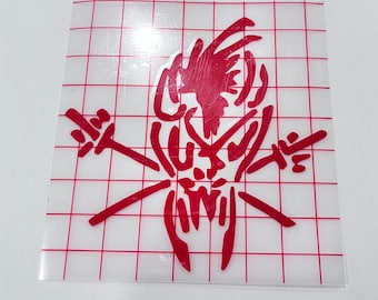 Metallica Binge and Purge guy 4&quot; decal
